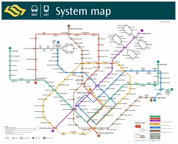 Singapore Transit Map - Find Away Photography